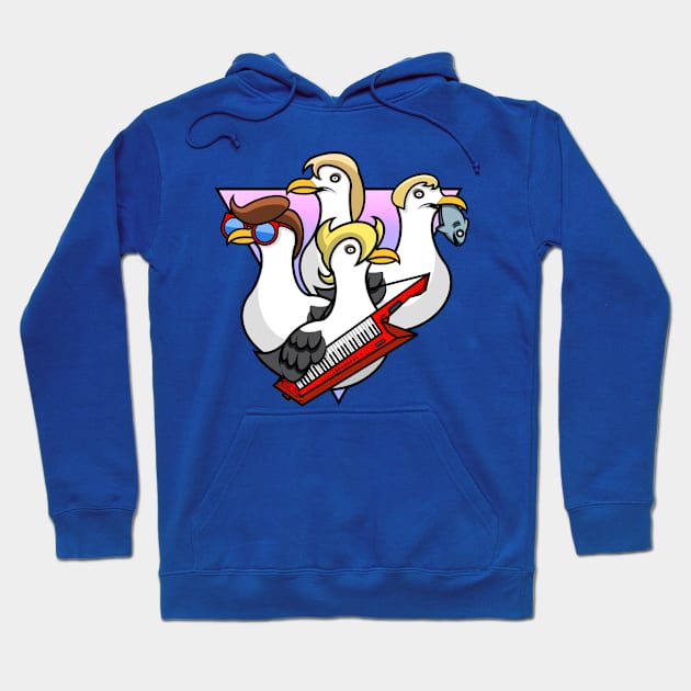 A Flock Of Seagulls Hoodie by Dark_Inks